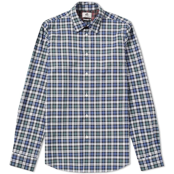 Photo: Paul Smith Tailored Fit Tartan Shirt Green