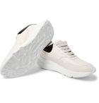 Alexander McQueen - Exaggerated-Sole Leather Sneakers - Men - White