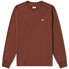 New Balance Men's Long Sleeve Made in USA T-Shirt in Brown