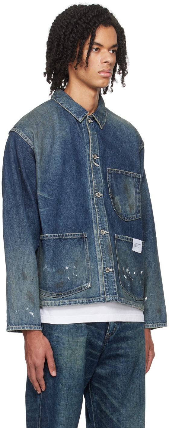 Indigo Dark Wash Denim Jacket (3089768)