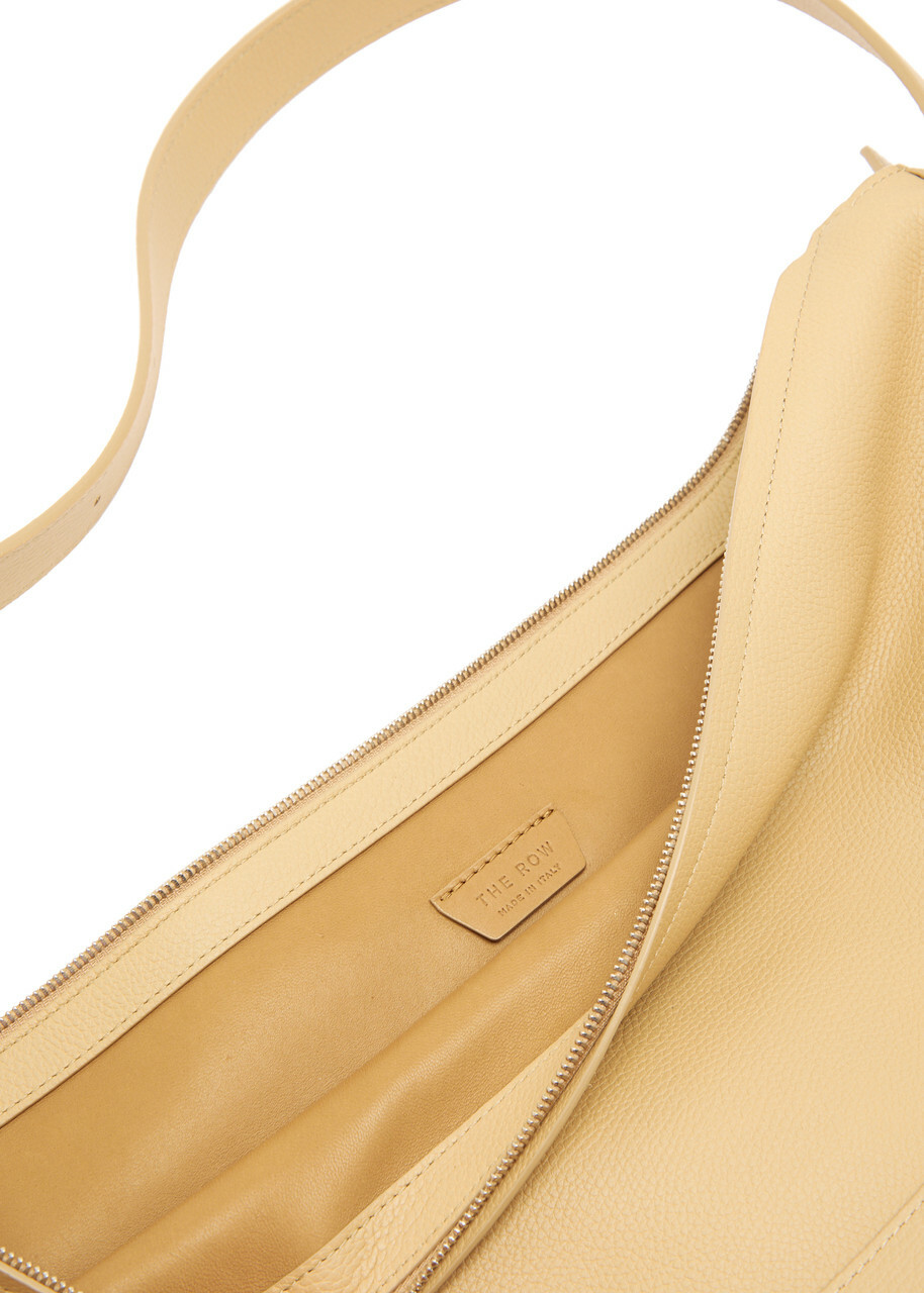 The Row Jouve Grained Leather Shoulder bag - Cream - One Size