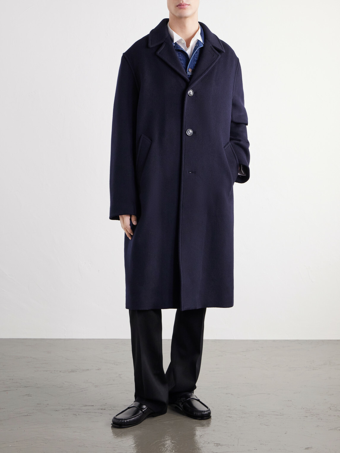 TOTEME - Wool Coat - Blue