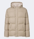 Eleventy Wool, silk, and cashmere puffer jacket