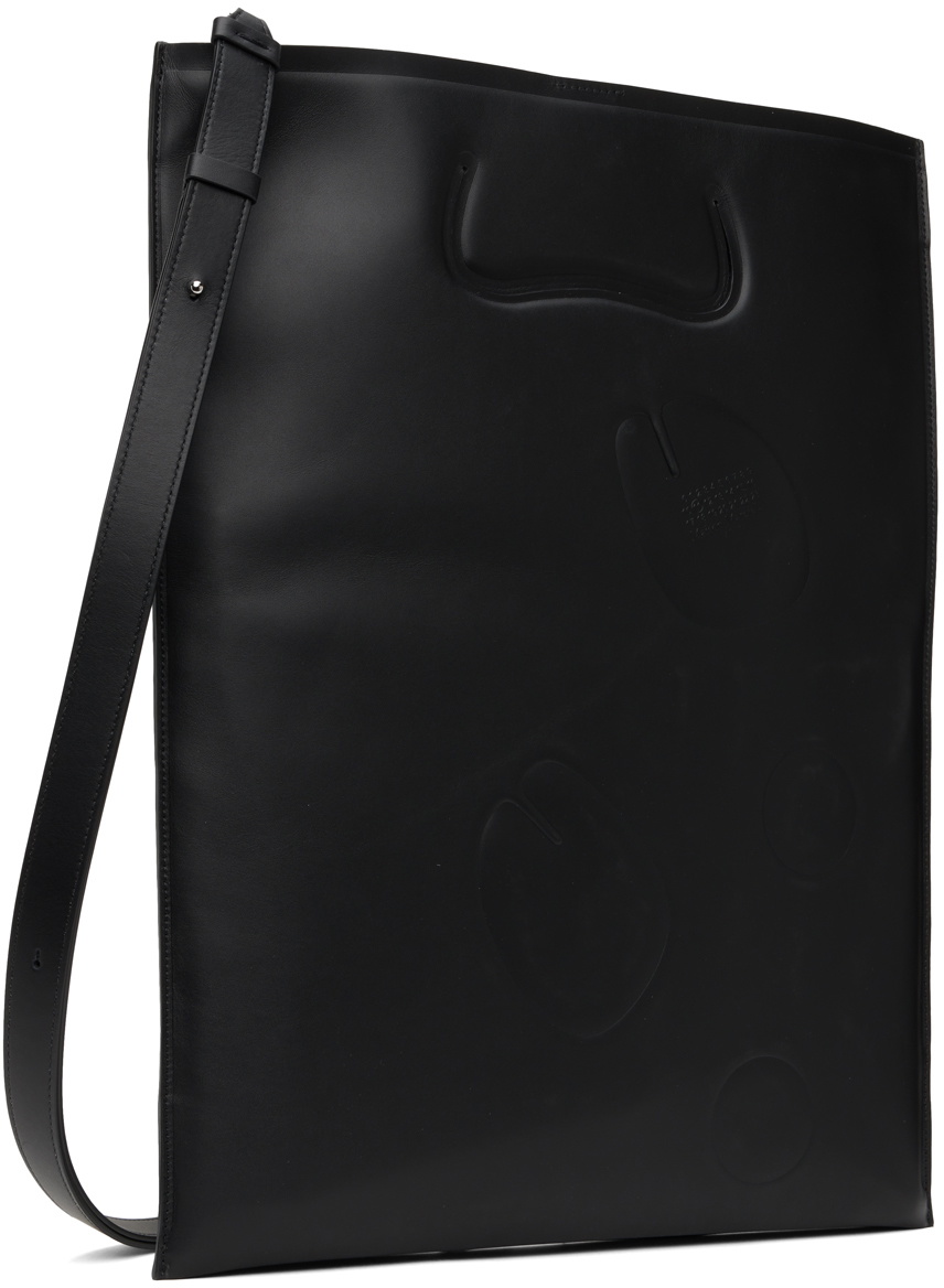 Maison Margiela Black Tabi Shopping Tote Maison Margiela