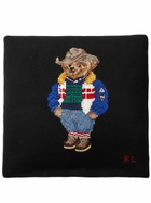 Ralph Lauren Home Black Ski Polo Bear Pillow