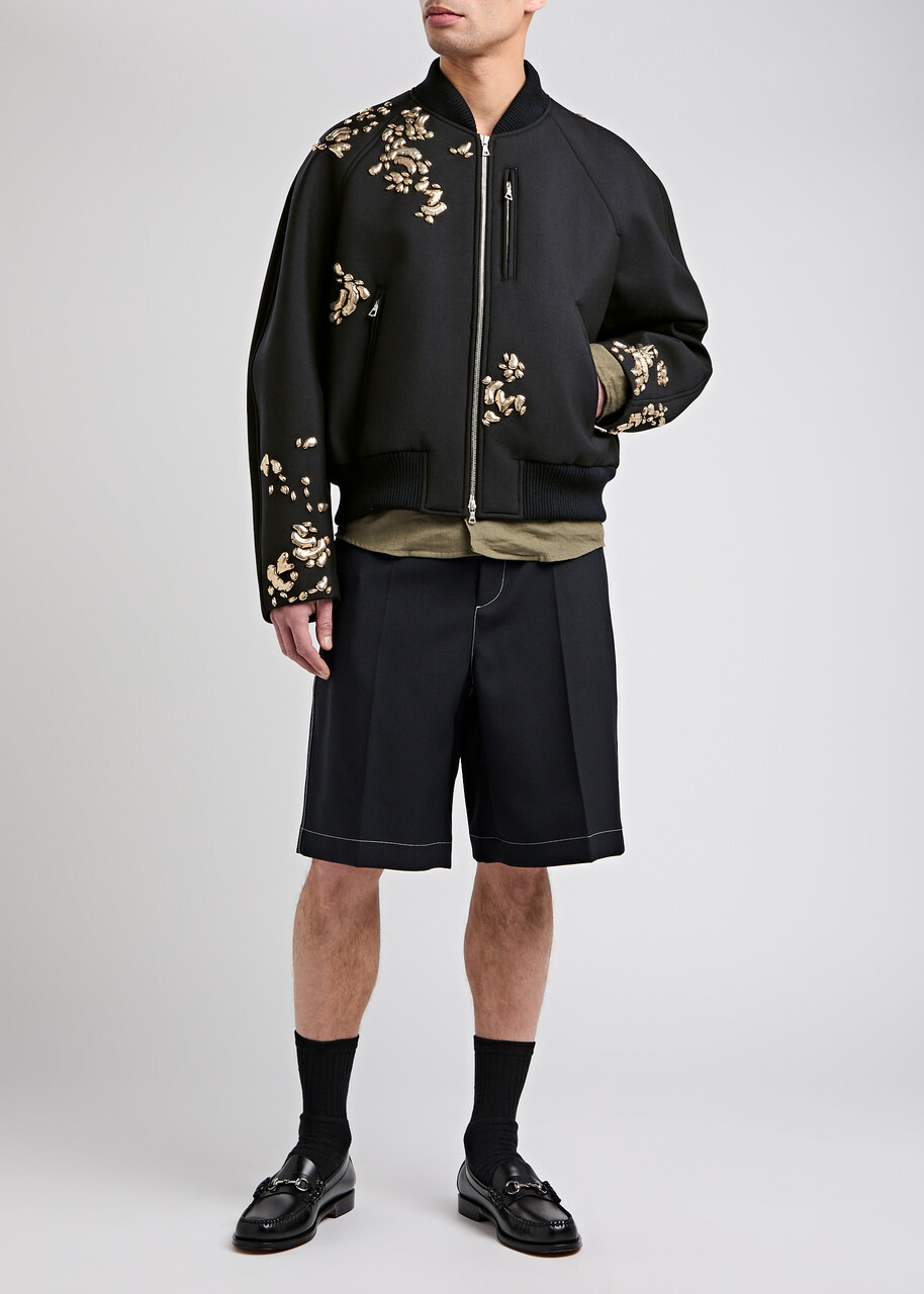 【激レア】19aw Dries Van Noten wool blouson 激レア】19aw Dries Van Noten wool blouson