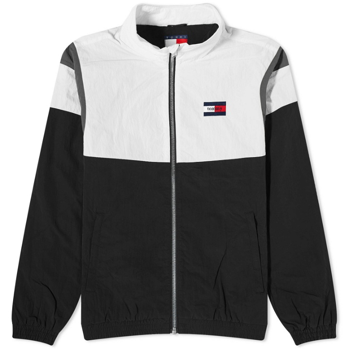 Photo: Tommy Jeans Men's Colourblock Track Top in Black