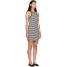 ANINE BING Black & White Cole Minidress