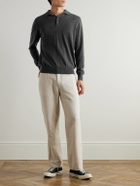 Allude - Cashmere Polo Shirt - Gray