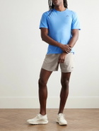 NIKE RUNNING - Trail Straight-Leg Ripstop-Trimmed Dri-FIT Drawstring Shorts - Gray
