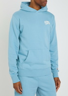 Billionaire Boys Club Small Arch Logo Hooded Cotton Sweatshirt Light Blue