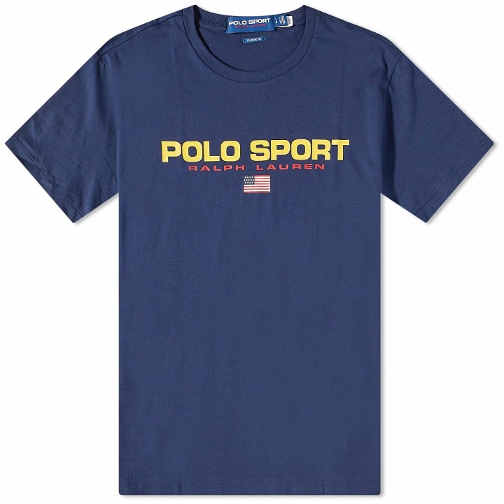 Photo: Polo Ralph Lauren Men's Polo Sport T-Shirt in Cruise Navy