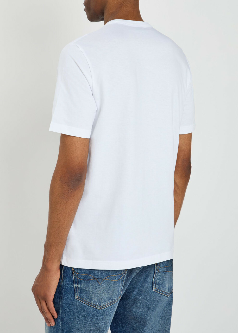 PS Paul Smith Floral-print Cotton T-shirt White