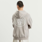 END. Leisure Zip Hoodie in Ash Grey