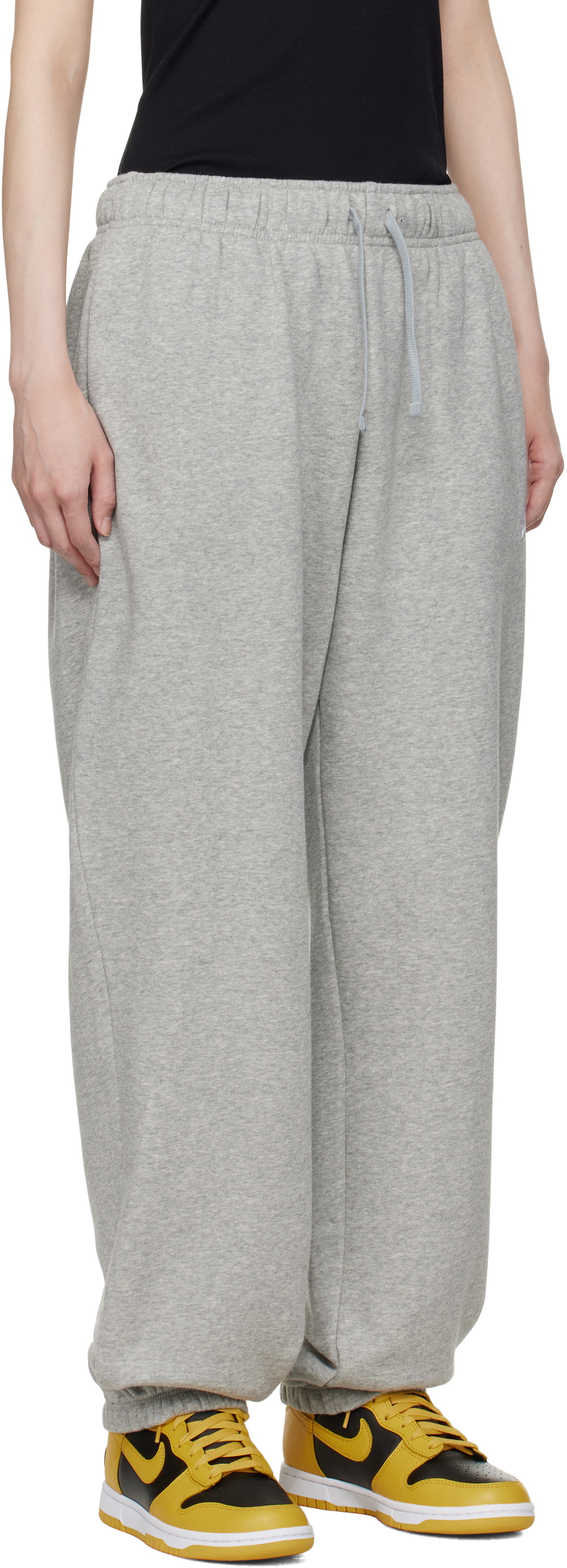 Nike Gray Mid-Rise Oversized Sweatpants