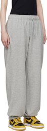 Nike Gray Mid-Rise Oversized Sweatpants