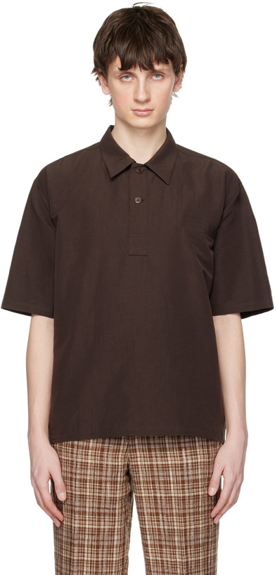 Photo: AURALEE Brown Finx Polo