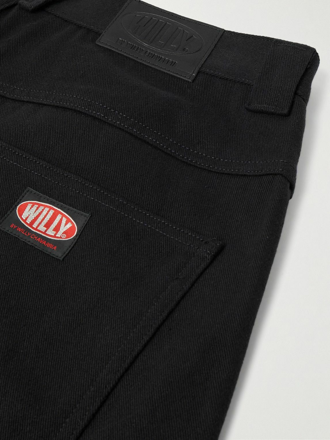 Willy Chavarria - Bad Boy Wide-Leg Jeans - Black