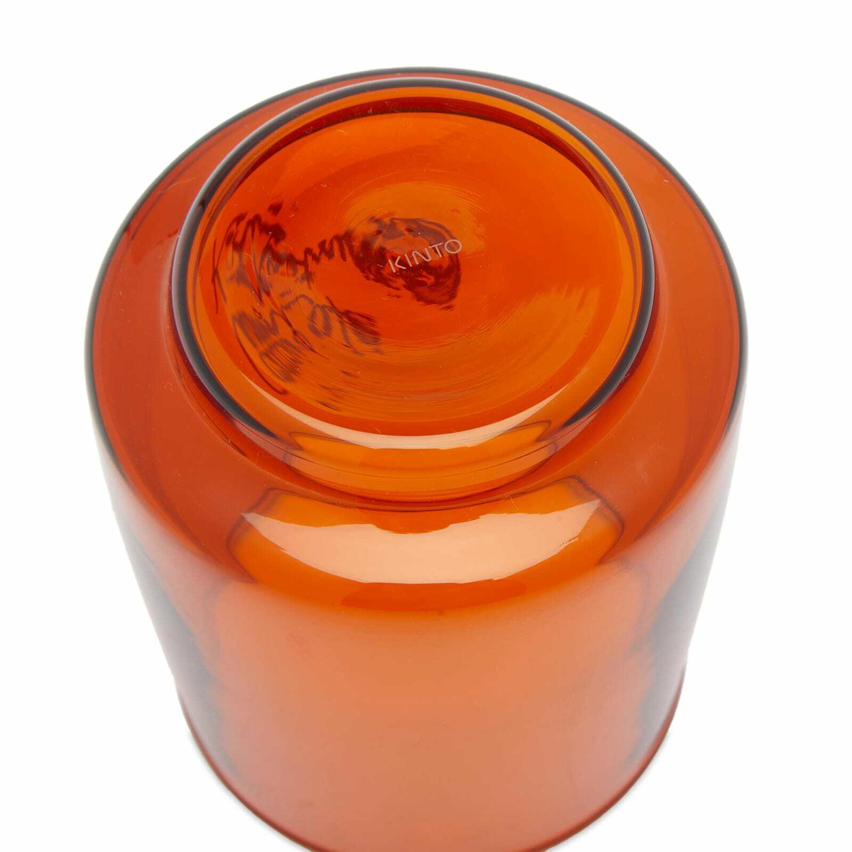 Maison Kitsuné Men's Cafe Kitsune X Kinto Glass in Bronze Brown
