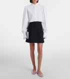 Valentino Garavani VLogo metallic leather ballet flats