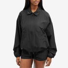 Fear of God ESSENTIALS Women's Shell Bomber Jacket in Jet Black