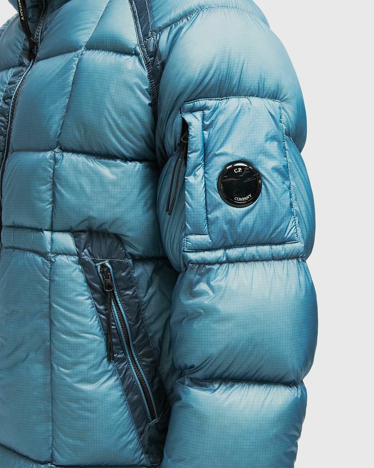 ジャケット・アウター D.D. SHELL HOODED DOWN PUFFER JACKET C.P. Company D.D. Shell Hooded Down Puffer Jacket Blue Mens Down
