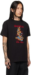 Maharishi Black 5017 Descending Dragon T-Shirt