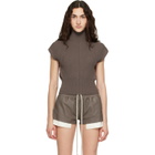 Rick Owens Gray Tower SL Turtleneck