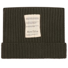 Acne Studios Men's Koton Cotton Beanie in Vintage Green 