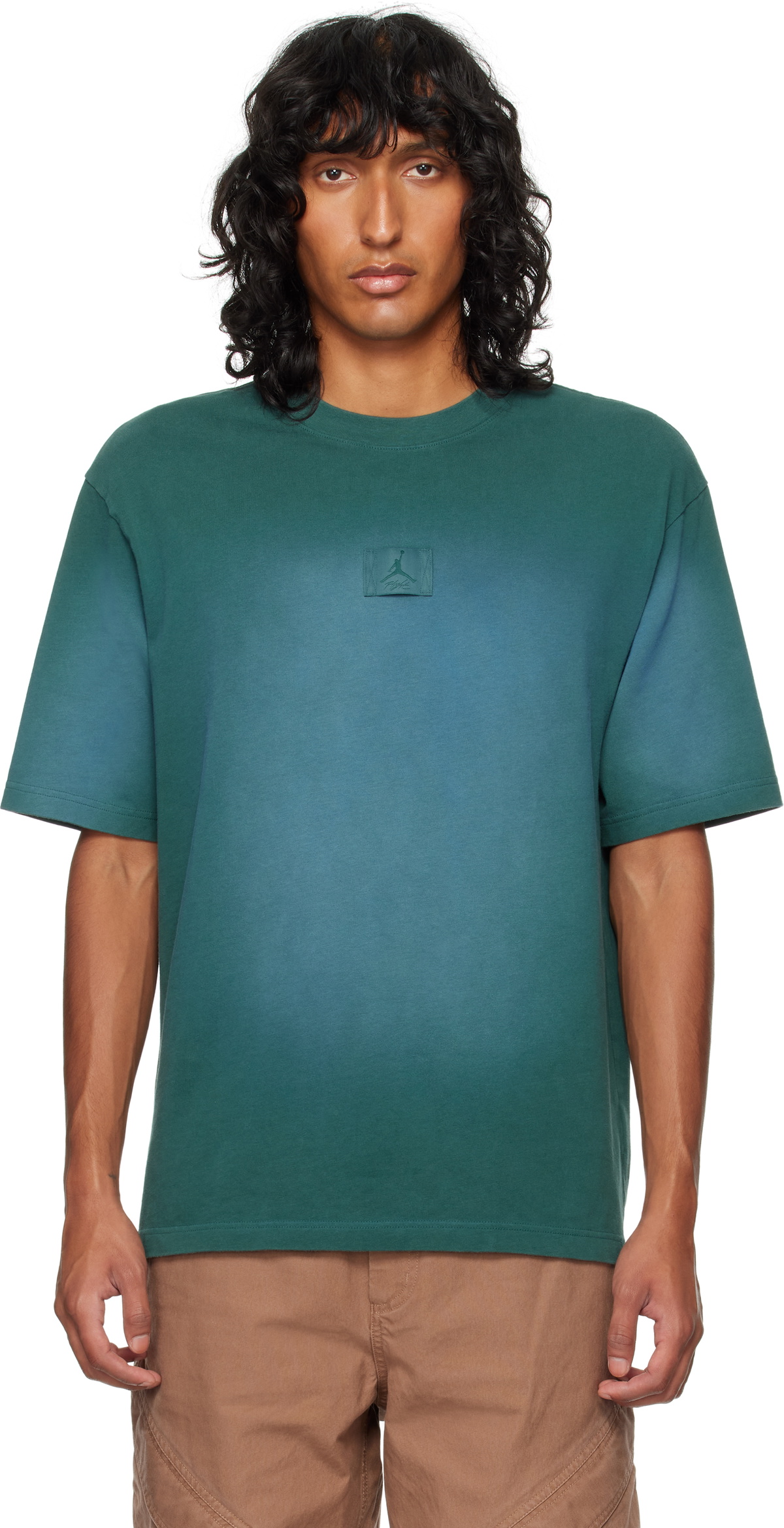 Nike Jordan Green & Blue Jordan Flight Essentials 85 T-shirt