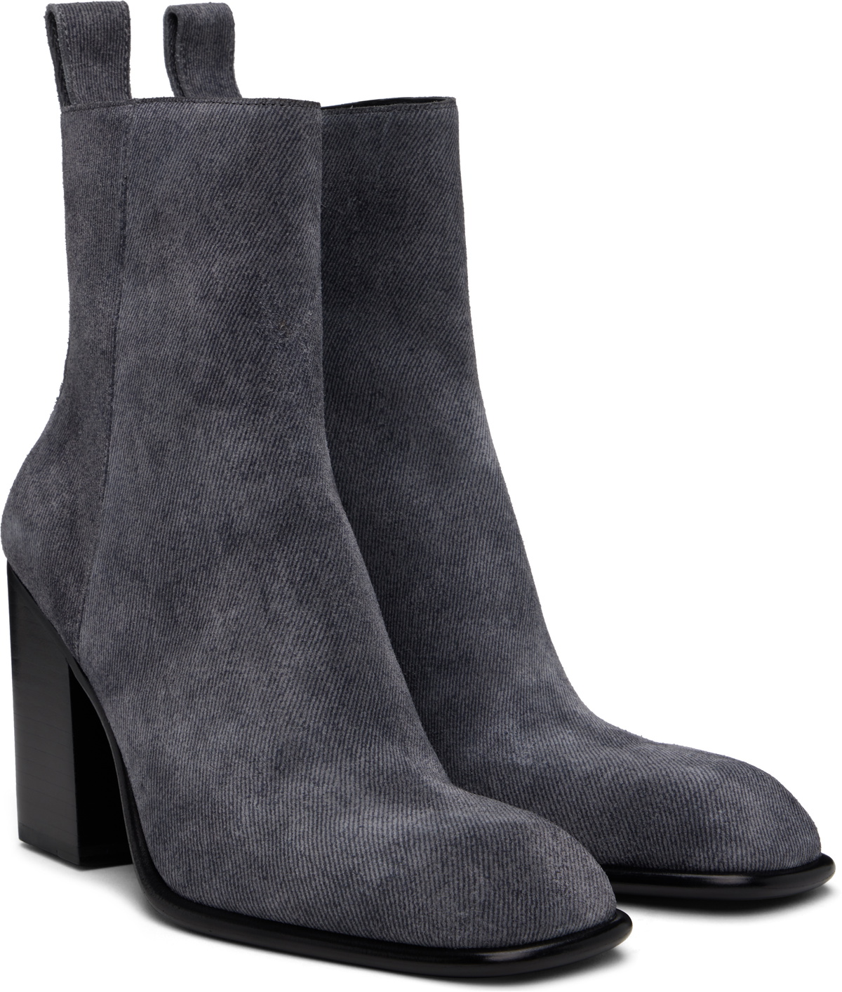 Alexander Wang Gray Throttle 95mm Ankle Boots