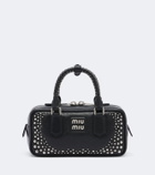 Miu Miu Arcadie studded leather top-handle bag