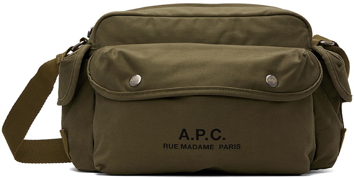 Photo: A.P.C. Khaki Récupération 2.0 Bag