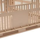 HAY Medium Square Recycled Colour Crate in Powder 