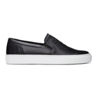 Kenzo Black K-Skate Slip-On Sneakers