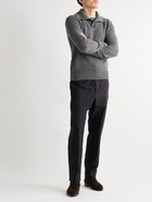 Brioni - Silk, Wool and Cashmere-Blend Sweater - Gray