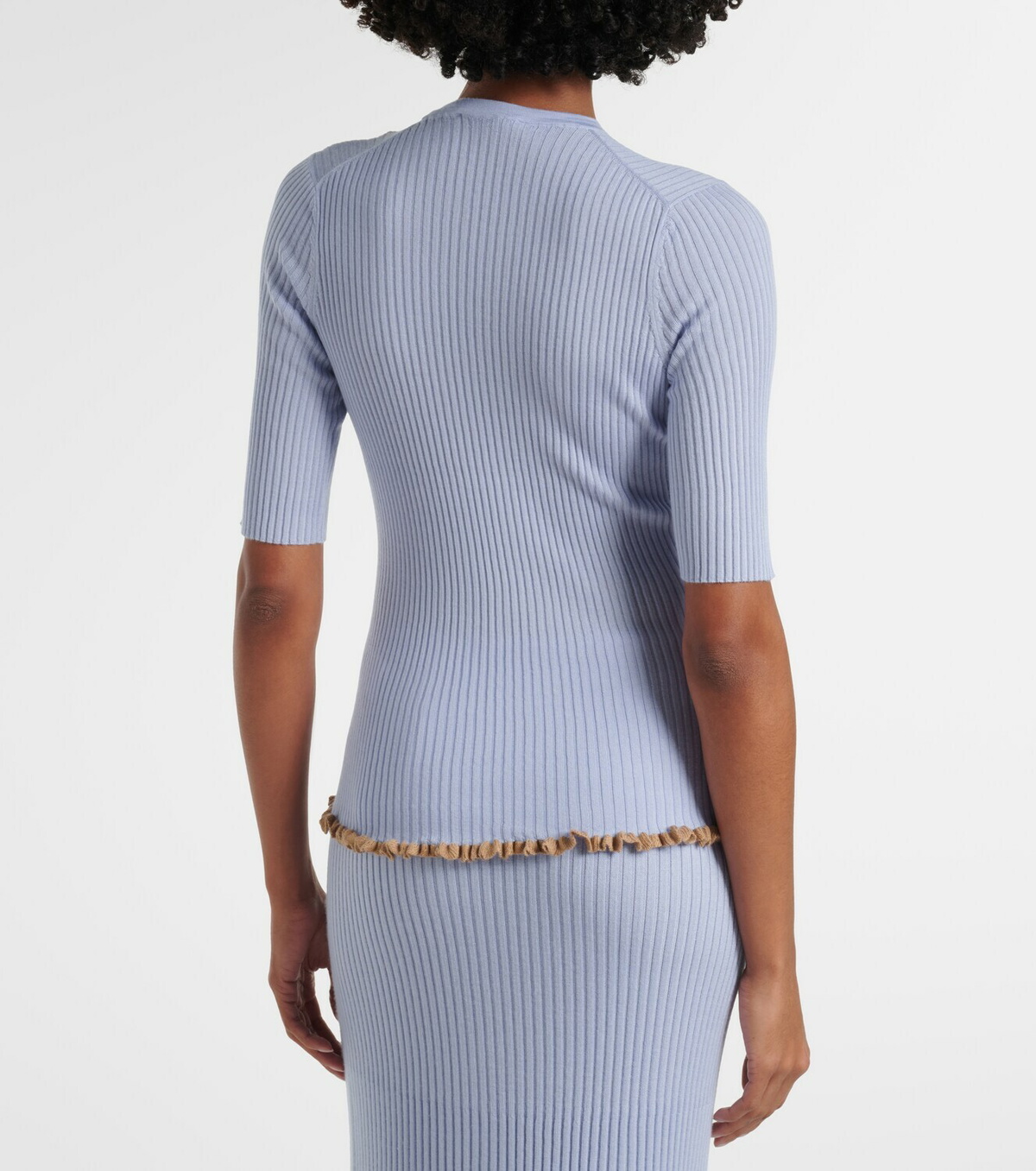 Gabriela Hearst Mireya cashmere and silk top
