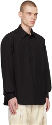 Yohji Yamamoto Black Suit Broad Shirt