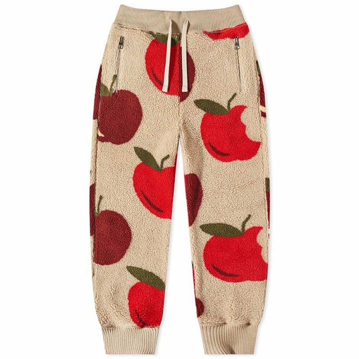 Photo: JW Anderson Men's Tapered Jogger in Beige/Red