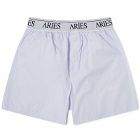 Aries Women's Temple Boxer Shorts in Blue