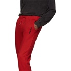 Polythene* Optics Red Fleece Logo Lounge Pants