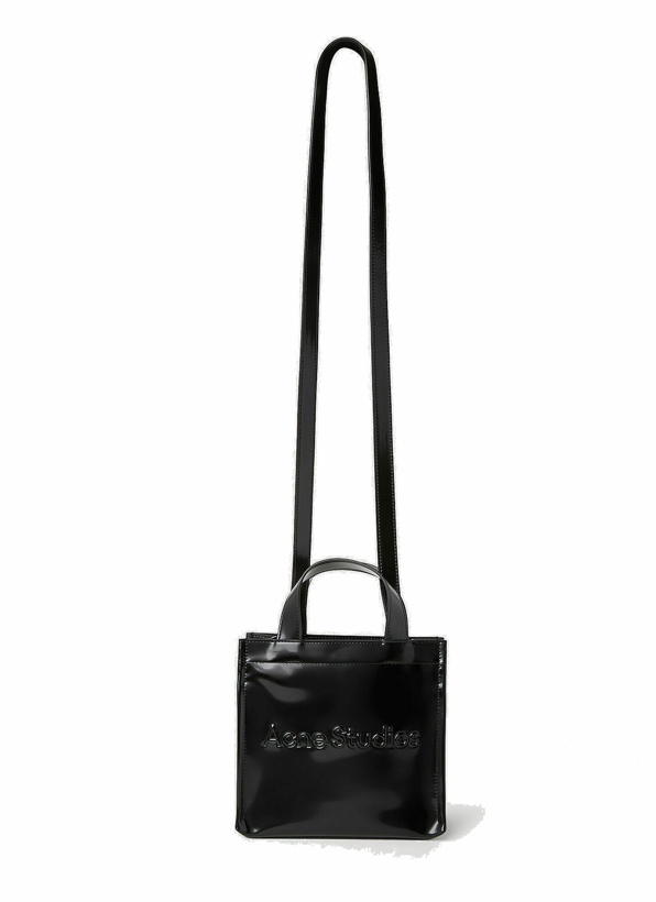 Photo: Acne Studios - Logo Shopper Mini Tote Bag in Black