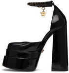 Versace Black Aevitas Platform Heels