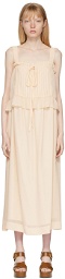See by Chloé Pink Tiered Tank Mid-Length Dress