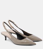 Gucci Gucci Signoria patent leather slingback pumps