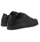 Fendi - Logo-Embossed Leather Sneakers - Black