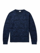 Etro - Jacquard-Knit Cotton-Blend Sweater - Blue