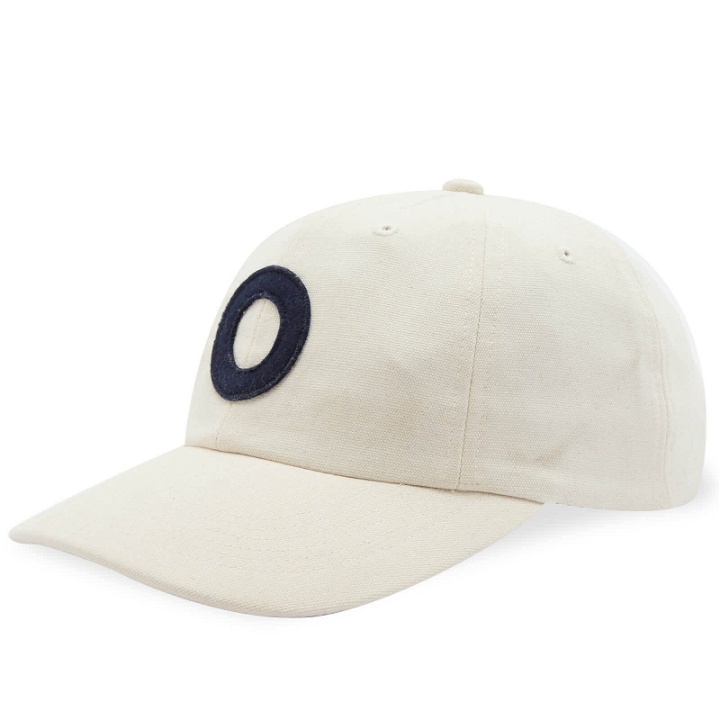 Photo: Pop Trading Company Men's O Sixpanel Hat in Off White/Navy