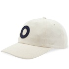 Pop Trading Company Men's O Sixpanel Hat in Off White/Navy
