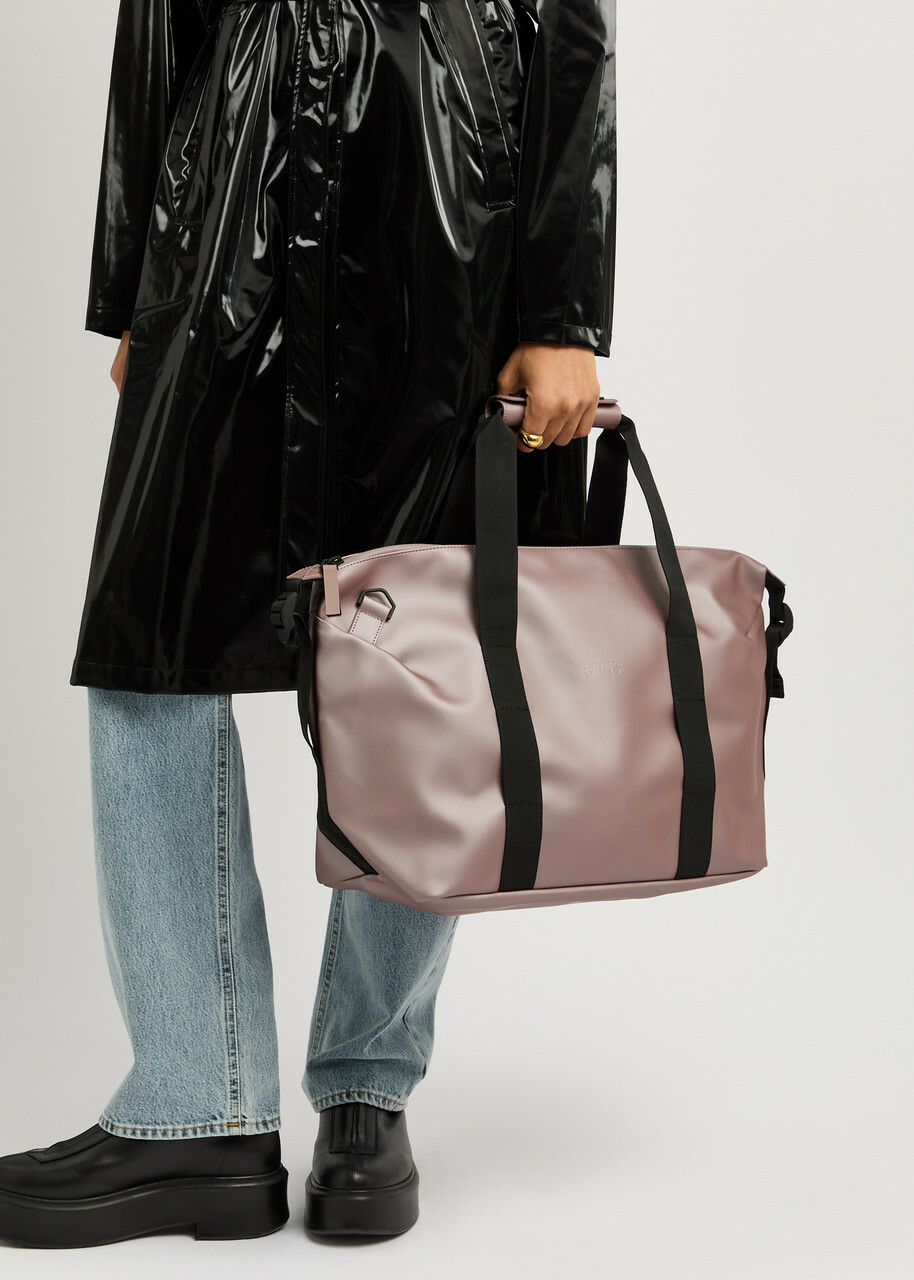 Rains Hilo Weekend Small Rubberised Holdall - Lilac